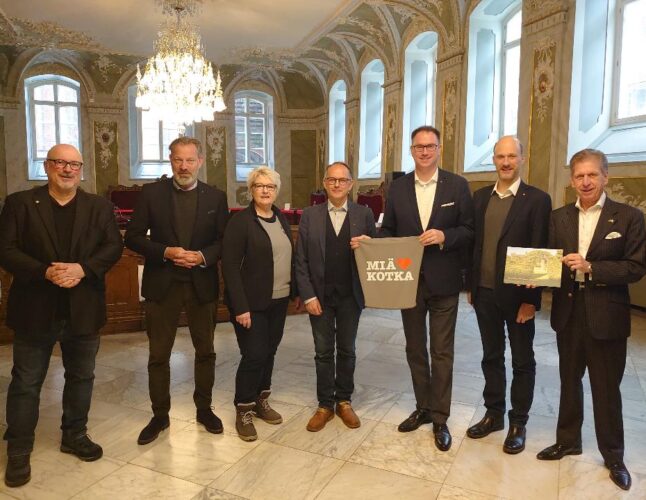 Empfang der Vertretung Kotkas im Lübecker Rathaus