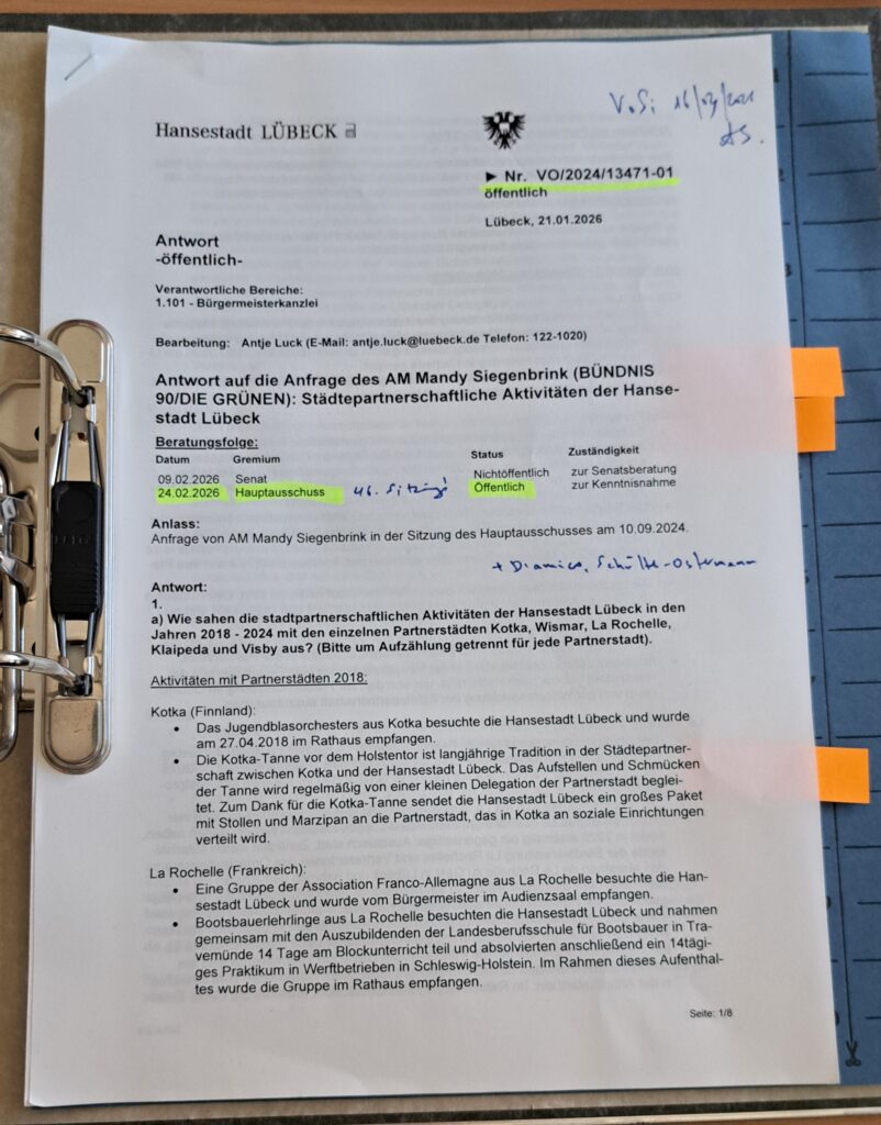 Screenshot Vorlage Stadt Städepartnerschaften